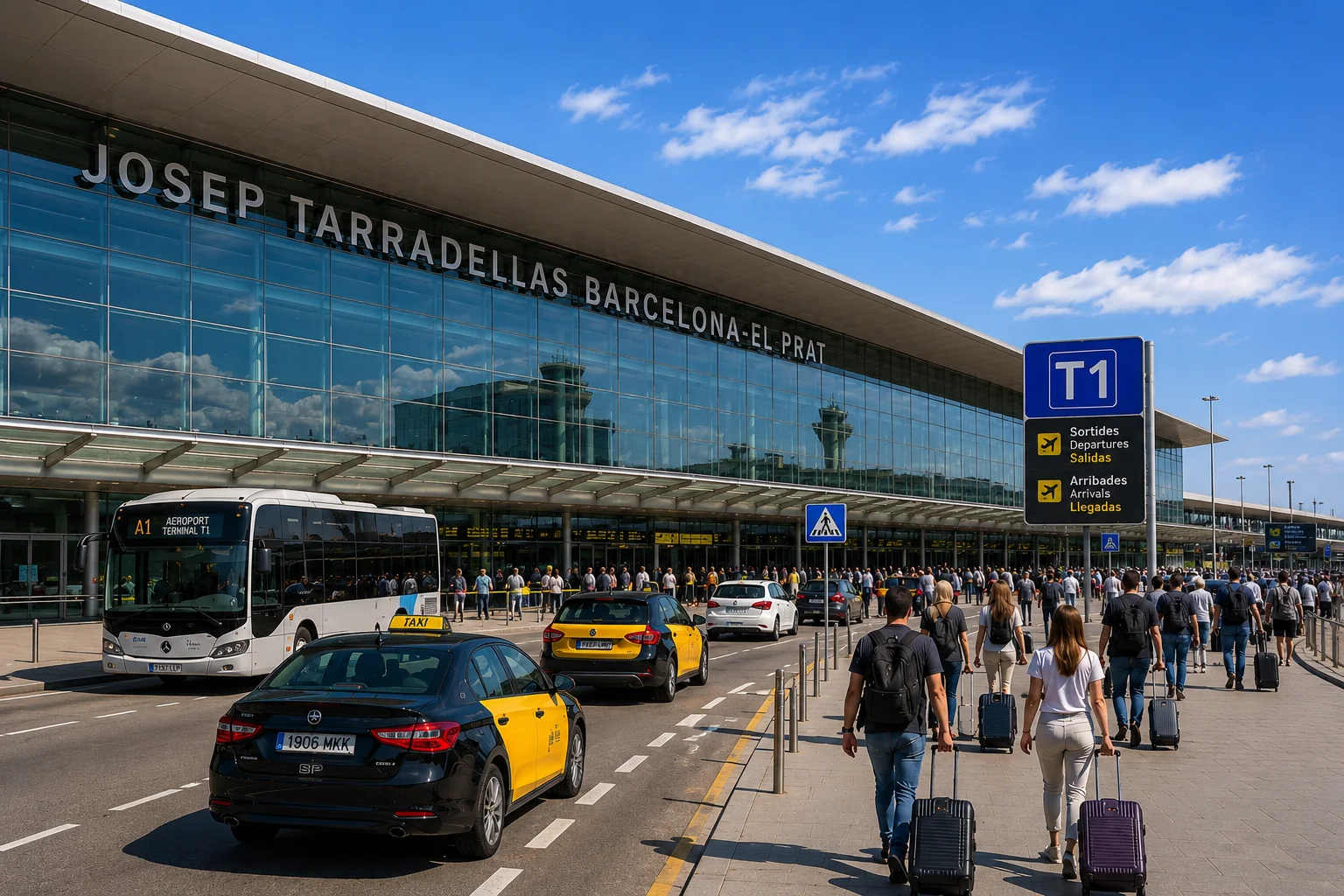 Barcelona El Prat Airport flight compensation